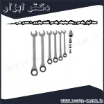 ست آچار یک سر رینگ جغجغه یک سر تخت جانزوی 10 عددی مدل W45110S