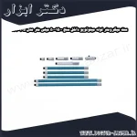 ست میکرومتر لوله میتوتویو داخل سنج 1500 50 میلی متر مدل 205 137