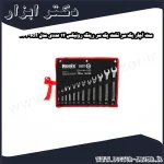 ست آچار یک سر تخت یک سر رینگ رونیکس 12 عددی مدل RH 2102