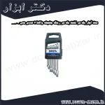 ست آچار یک سر تخت یک سر رینگ جغجغه واکتا 7 عددی مدل 48207