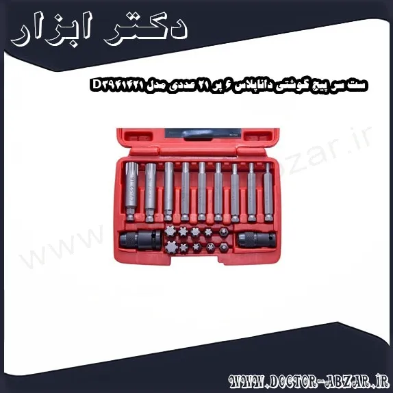 ست سر پیچ گوشتی داناپلاس 6 پر 21 عددی مدل D3941421