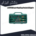 ست پیچ گوشتی ضربه خور جانزوی 7 عددی مدل D70PP07S