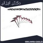 ست آچار آلن شش گوش ویگور دسته T بلند 8 عددی مدل V1409