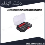 ست سر پیچ گوشتی رونیکس جغجغه ای 37 عددی مدل RH 2719