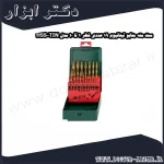 ست مته متابو تیتانیوم 19 عددی قطر 1 تا 10 مدل HSS TIN